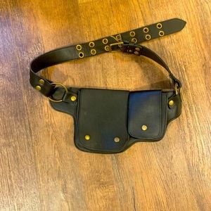 Steampunk drop waist bag
